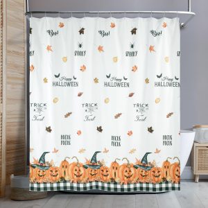 Avanti Pumpkin Patch Halloween Shower Curtain
