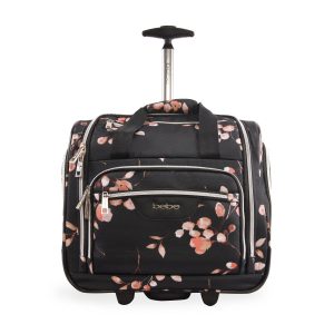 Bebe Valentina Floral Branch Under Seater Carry On Bag