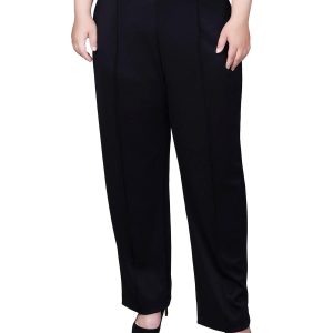 NY Collection Plus Full Length Scuba Crepe Pants