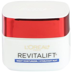 L'Oreal Womens Revitalift Night Cream Face Moisturizer