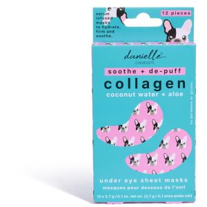 Danielle 6 Pk Frenchie Print Under Eye Sheet Masks