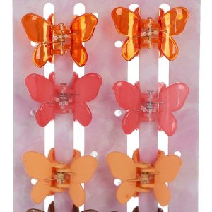 Capelli NY 8 Pk Butterfly Claw Clips