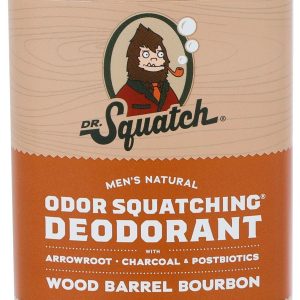 Dr. Squatch Men's Wood Barrel Bourbon Deodorant