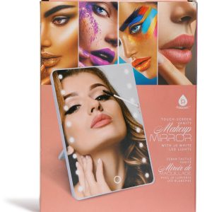 Pursonic Touch-Screen Vanity Makeup Mirror