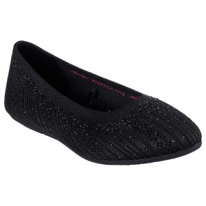 Skechers Womens Cleo 2.0 Glitzy Daze Flats