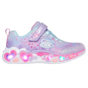 Skechers Girls Eternal Heart Light Up Sneakers