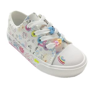 Balloons Toddler Girls Graffiti Lace Sneakers
