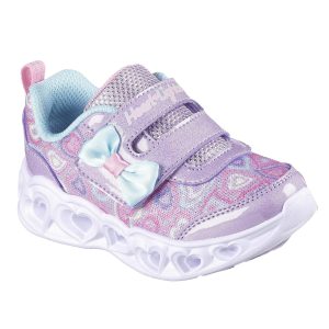 Skechers Toddler Girls Heart Lights-Boogie Athletic Shoes