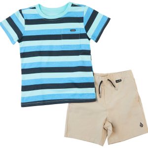 Volcom Little Boys 2 Pc Shorts Set