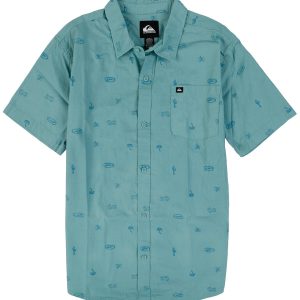 Quiksilver Big Boys Short Sleeve Button Down Shirt