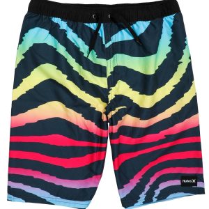 Hurley Big Boys Neon Wave Swim Shorts
