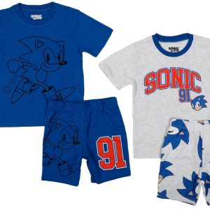 Sonic Little Boys 4 Pc Shorts Set