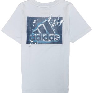 Adidas Big Boys Wash Logo Graphic T-Shirt