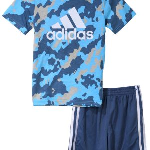 Adidas Little Boys Active 2 Pc Shorts Set