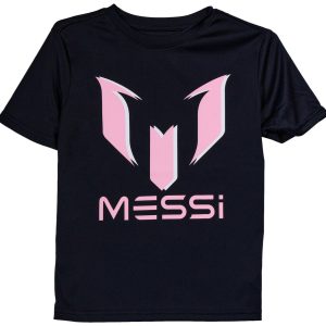Messi Little Boys Core Logo Drop T-Shirt