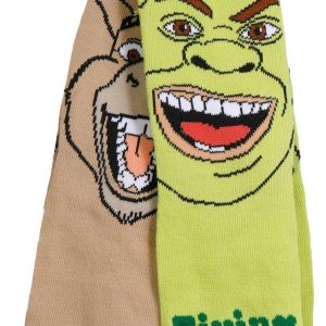 Shrek Boys 2 pk Print Crew Socks