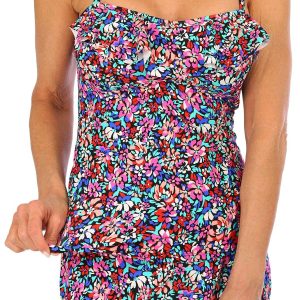 Leilani Womens Floral Tahiti Bandini Swim Top