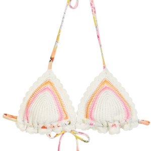 California Sunshine Juniors Crochet Triangle Swim Top