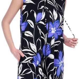 J Valdi Womens Palmetto Full Zip Hoodie Coverup