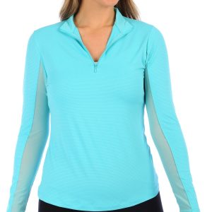 Gottex Womens Active Quarter Zip Sweatshirt