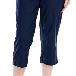 Coral Bay Golf Womens 21 in. Solid Slimming Capris