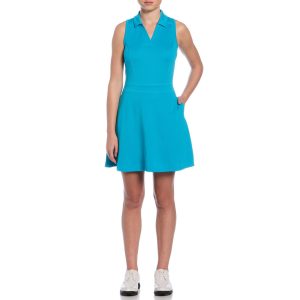 PGA Tour Womens Active Sleeveless Solid Dress