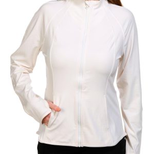 Yogalux Womens Active Lux Rebel Gardenia Jacket