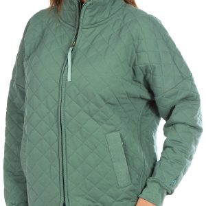 Avalanche Womens Quilted Full Front Zip Jacket