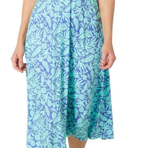 Reel Legends Womens Stitched Seaside Print Dress