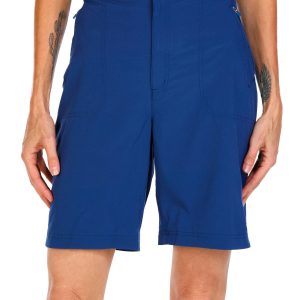 Reel Legends Womens 9 in. Solid Estuary Zip Pocket Short