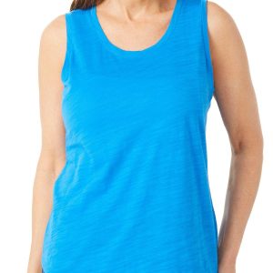 Blue Sol Womens Solid Scoop Neck Tank