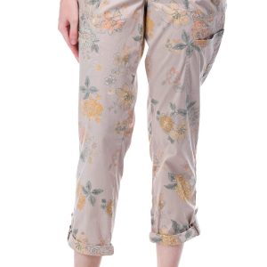 Democracy Womens 25 in Floral Print Utility Pants