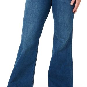 7 For All Mankind Womens Dojo Flare Leg Jeans