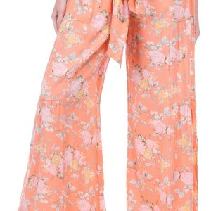 Indi & Rocks Womens Wide Leg Lotus Pants