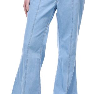 Bunulu Womens 30 in Front Seam Flare Jeans