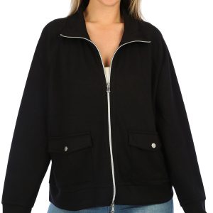 Nanette Lepore Women's Solid Zip Up Jacket