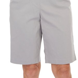 Coral Bay Women's Favorite Fit Slimming Solid Pocket Shorts
