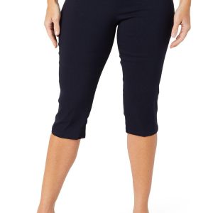 89th & Madison Womens 18 in Faux Pocket Skimmer Capris