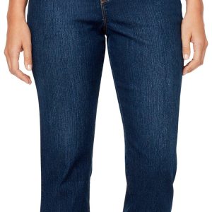 Gloria Vanderbilt Womens 21 in. Amanda Denim Hi-Rise Capris