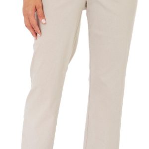 Coral Bay Womens 30 in. Solid Millenium Slimming Pants