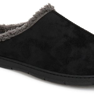 Wembley Mens Suede Sherpa Clogs