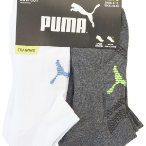 Puma Mens 6-Pr. 1/2 Terry Low-Cut Ultimate Training Socks