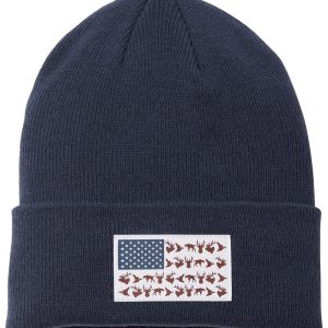 Columbia Mens PHG Game Flag Cuffed Beanie