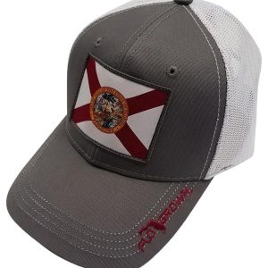 FloGrown Mens Florida Flag Patch Snapback Hat