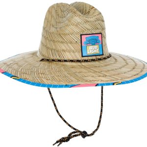 Bud Light Mens Straw Lifeguard Hat