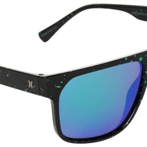 Hurley Mens Flat-Top Square Sunglasses
