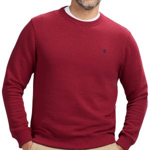 IZOD Mens Performance Crewneck Fleece Pullover