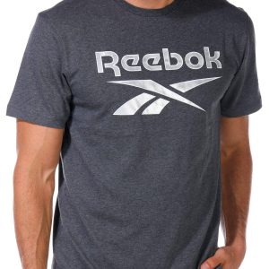 Reebok Mens Black Metal T-Shirt
