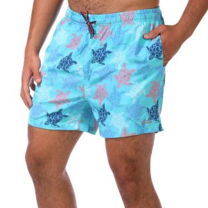 In Gear Men's Sea Turtle Print Swim Shorts