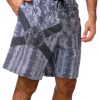 Reel Legends Mens 9 in E-Board Florida Flag Swim Shorts